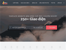 Tablet Screenshot of giaodienweb.net
